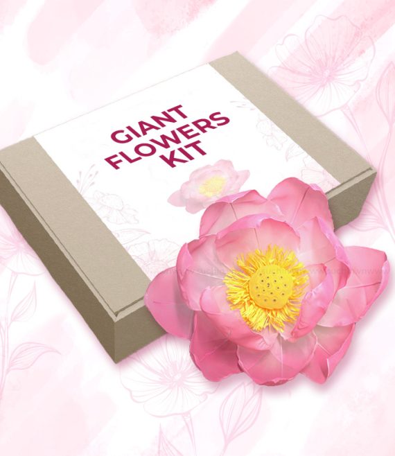 Giant Lotus Flower KIT ( Organza)