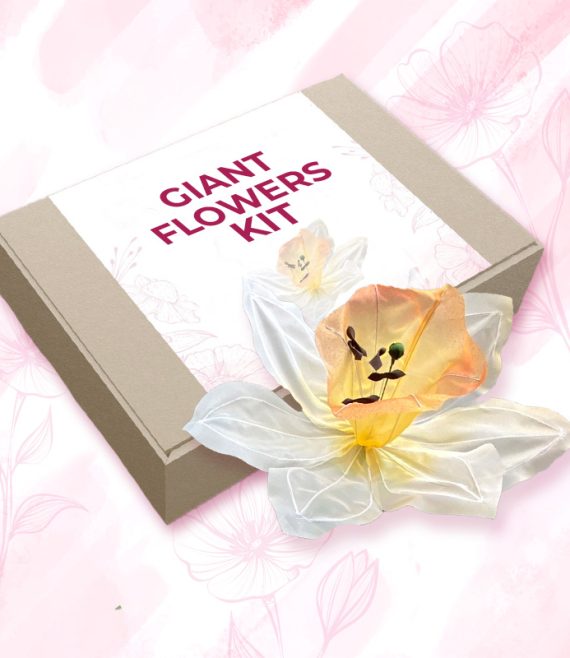 Giant Daffodils Flower KIT ( Organza)