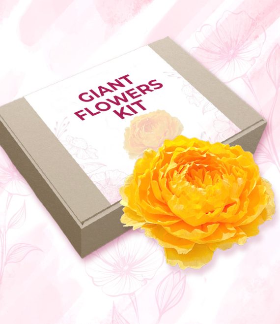 Giant Peony KIT( Crepe Paper)