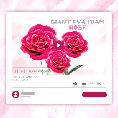 GIANT EVA FOAM ROSE TUTORIAL