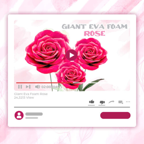 GIANT EVA FOAM ROSE TUTORIAL