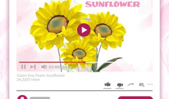 GIANT EVA FOAM SUNFLOWER TUTORIAL