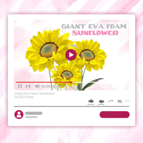 GIANT EVA FOAM SUNFLOWER TUTORIAL