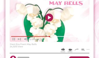 GIANT EVA FOAM MAY BELLS TUTORIAL