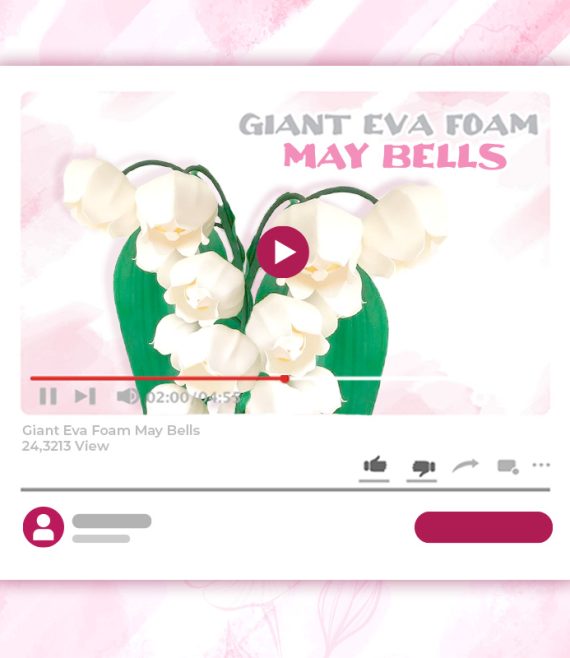 GIANT EVA FOAM MAY BELLS TUTORIAL