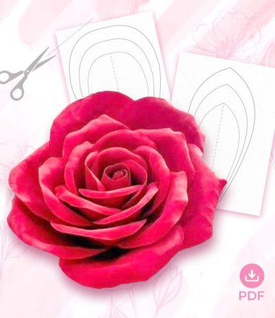 ROSE TEMPLATE - EVA FOAM