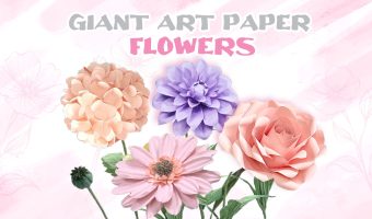 GIANT ART PAPER FLOWER COURSE