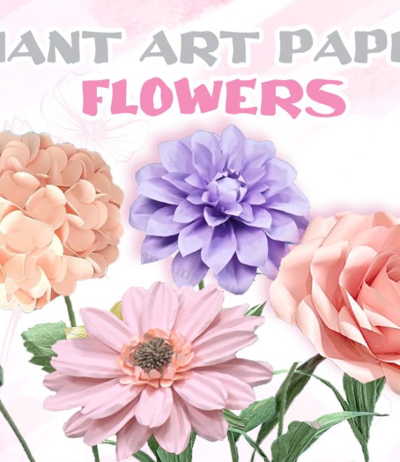 GIANT ART PAPER FLOWER COURSE