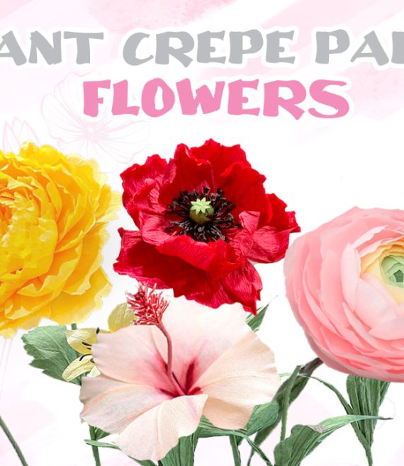 GIANT CREPE PAPER FLOWER COURSE