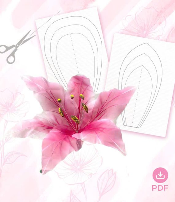 LILY TEMPLATE 2 - ORGANZA