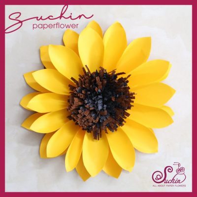 Paper sunflower