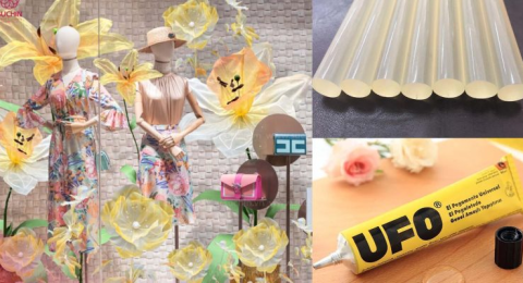 GLUE FOR ORGANZA FLOWERS