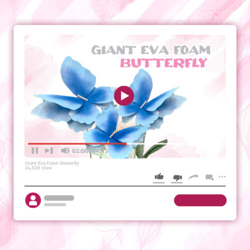 giant eva foam butterfly