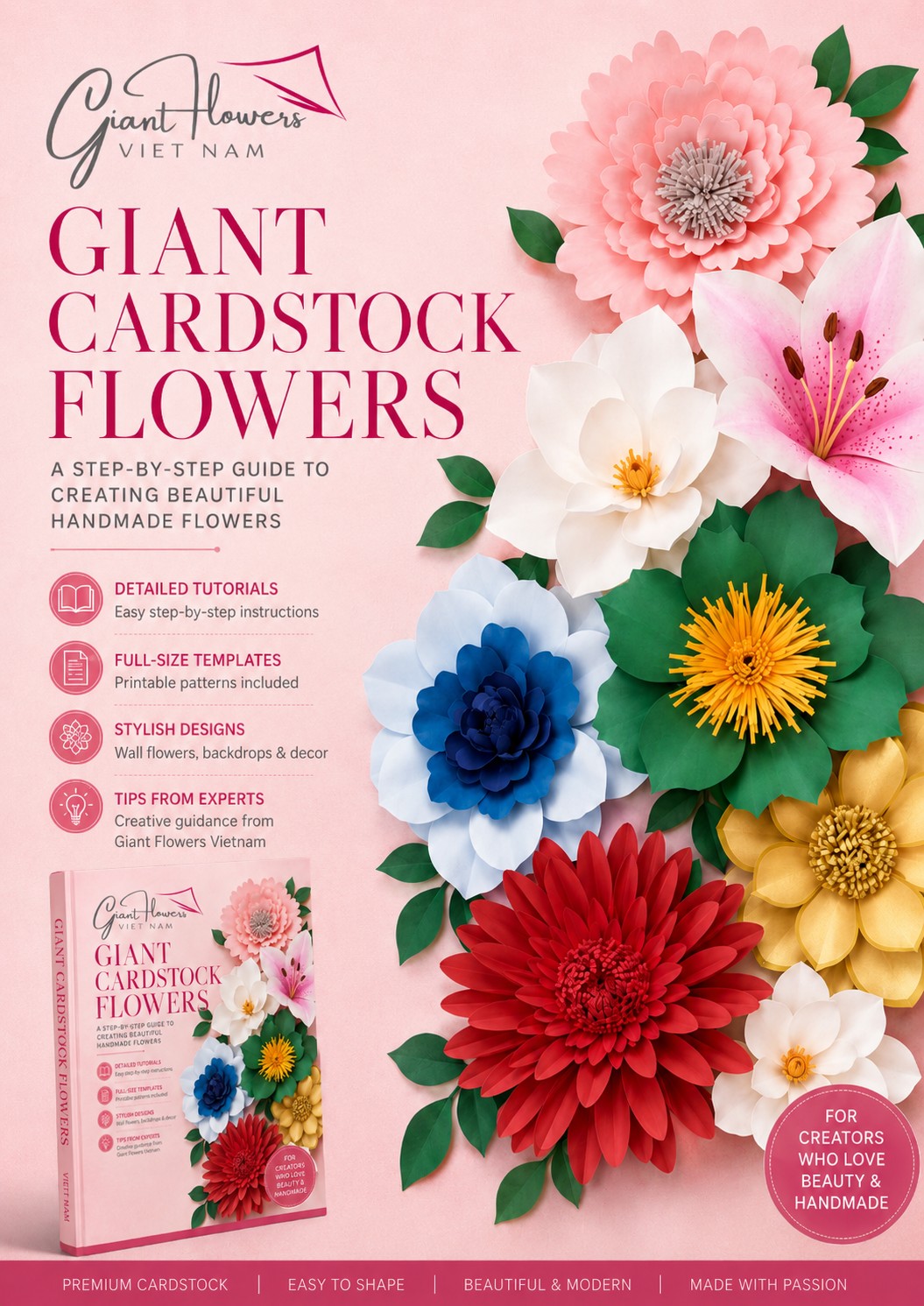 Giant Cardstock Flowers Ebook