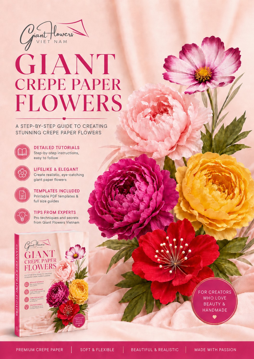 Giant Crepe Paper Flowers Ebook