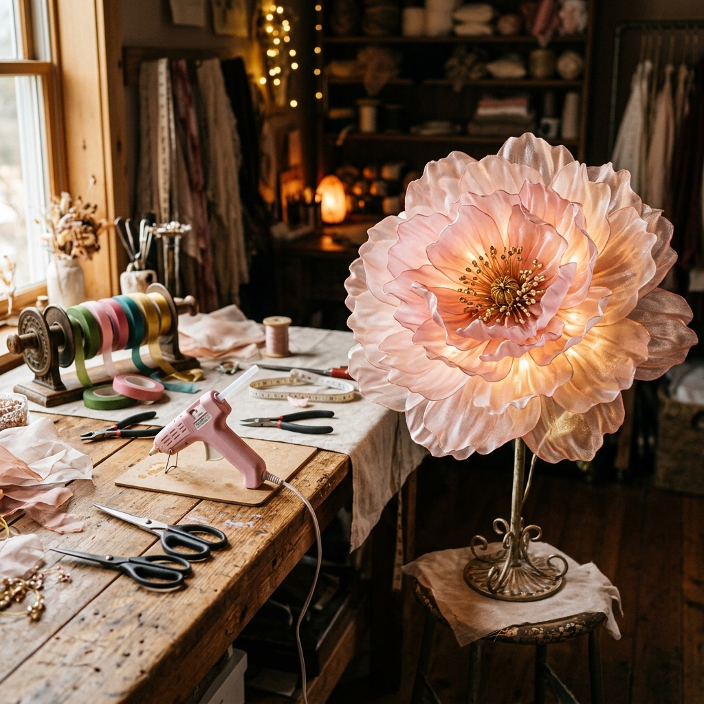 giant flowers tutorial from Suchin