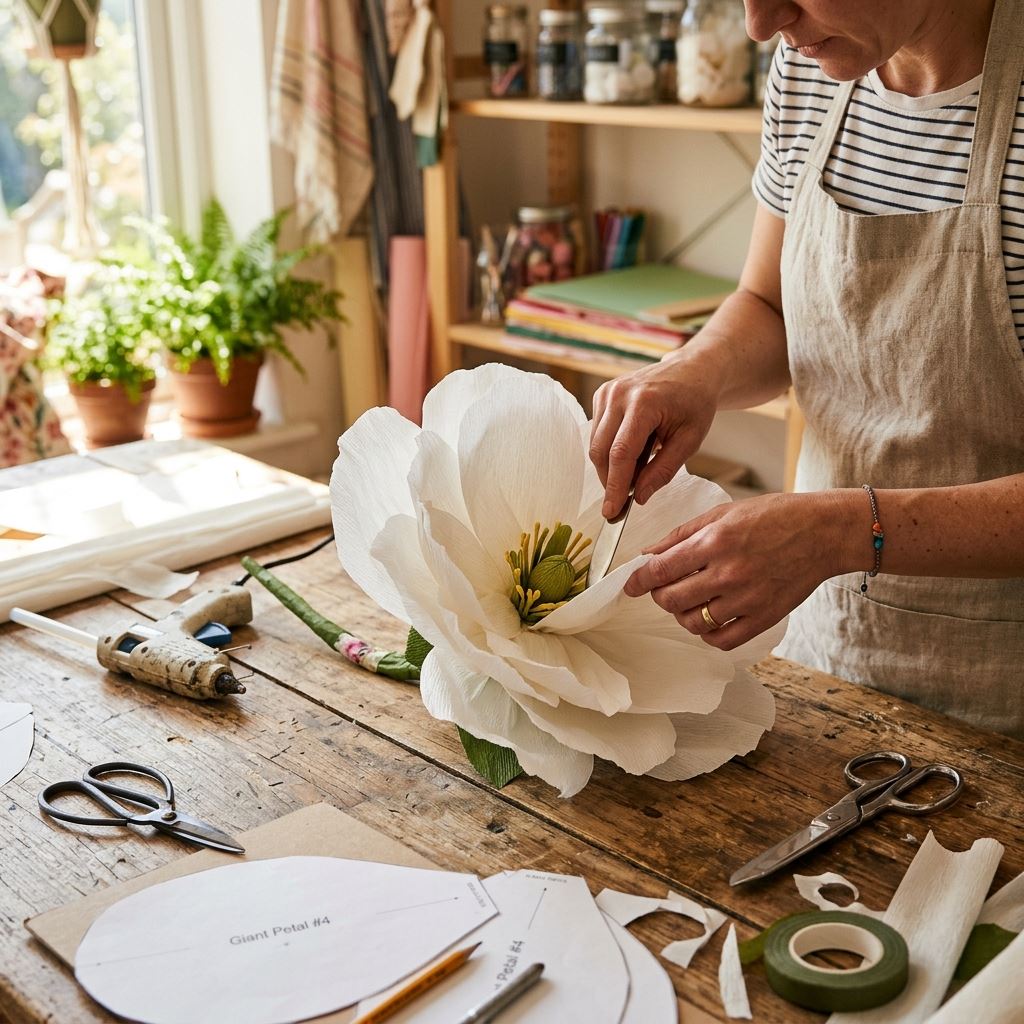 Crafting detail for Choosing the Best Foam for Giant Flowers: A Crafter’s Guide