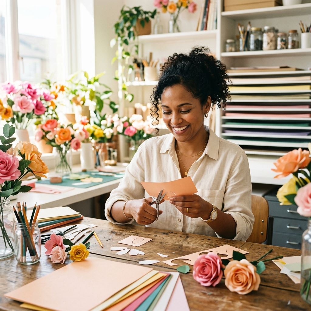 Featured image for Do You Need a Cricut? Why Hand-Cutting PDF Flower Templates is Better