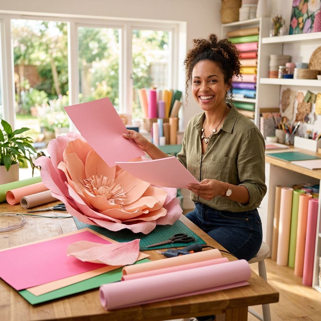 Featured image for EVA Foam vs Cardstock Paper: Which is Best for Giant Flowers?