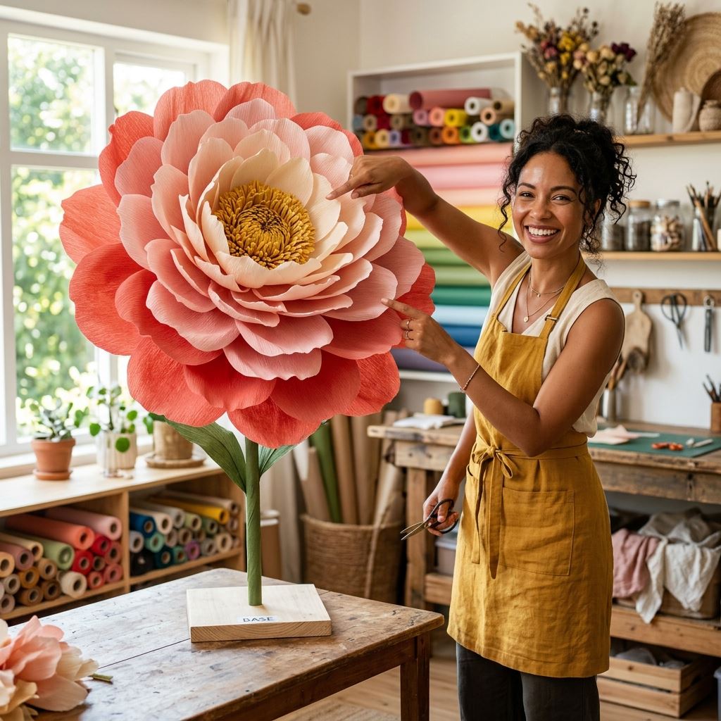 Featured image for Giant Flower Anatomy: Understanding Petals, Centers, and Bases