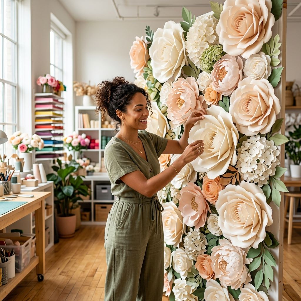 Featured image for Giant Flower Backdrop for Wedding: The Ultimate Statement Wall