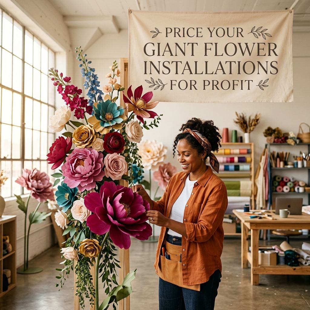 Featured image for How to Price Your Giant Flower Installations for Profit