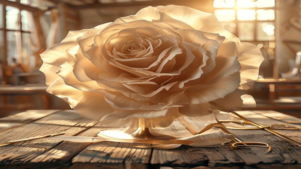 Beautifully finished EVA foam giant flowers: a blush pink peony