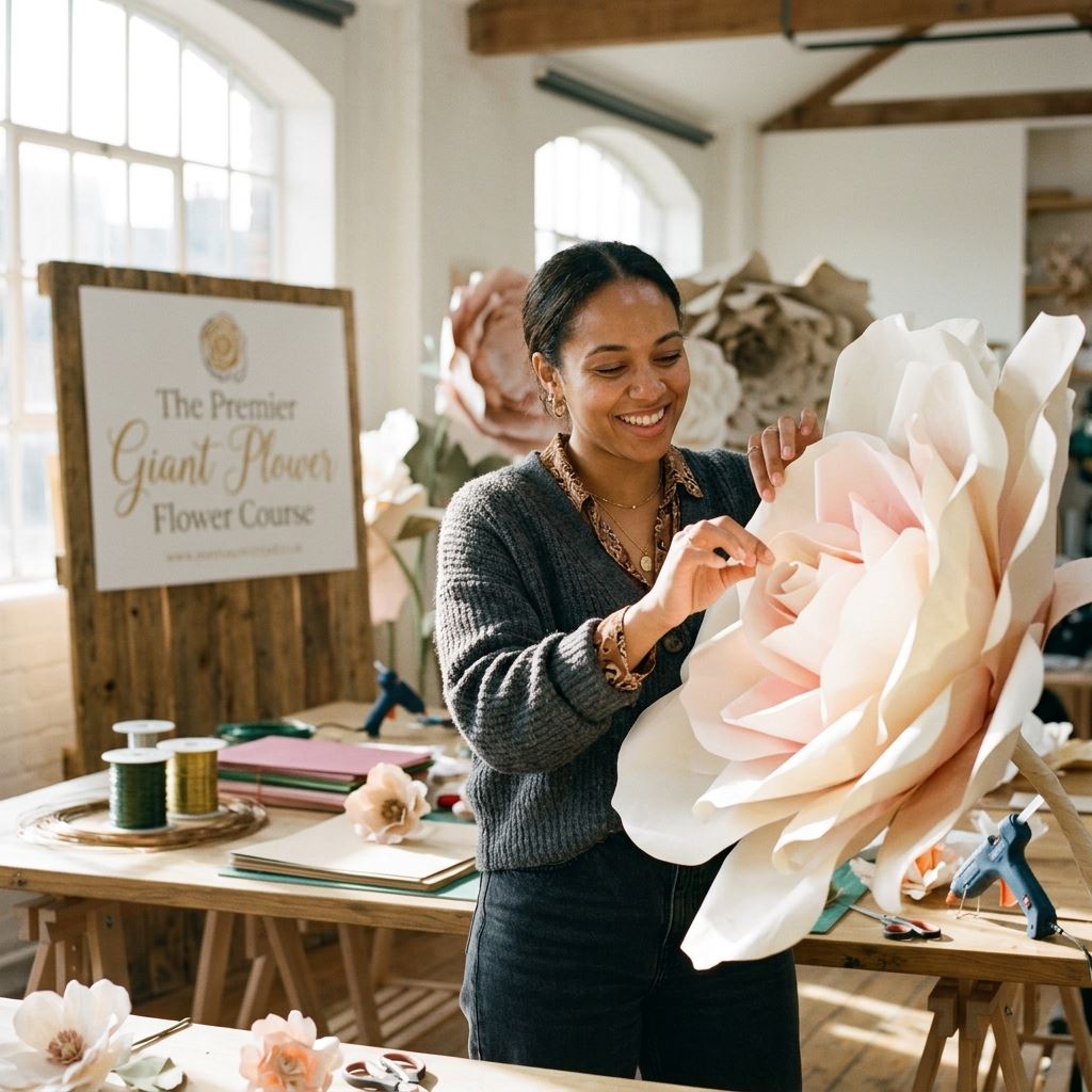 Featured image for The Premier Giant Paper Flower Course: Master Paper Artistry