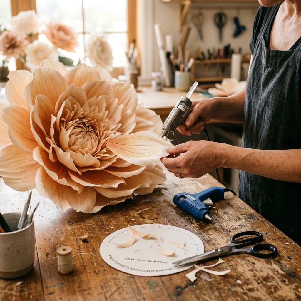 Crafting detail for The Premier Giant Paper Flower Course: Master Paper Artistry